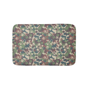 Dog Camouflage Pattern Badmat