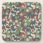 Dog Camouflage Pattern Bier Onderzetter (Voorkant)