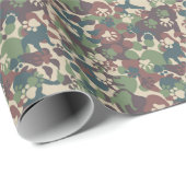 Dog Camouflage Pattern Cadeaupapier (Rol Hoek)