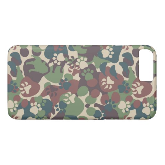 Dog Camouflage Pattern Case-Mate iPhone Case (Achterkant (Horizontaal))