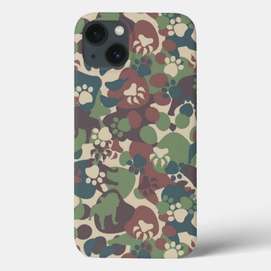 Dog Camouflage Pattern Case-Mate iPhone Case (Achterkant)