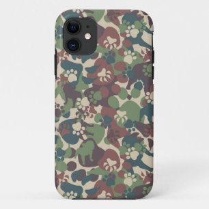 Dog Camouflage Pattern iPhone 11 Hoesje