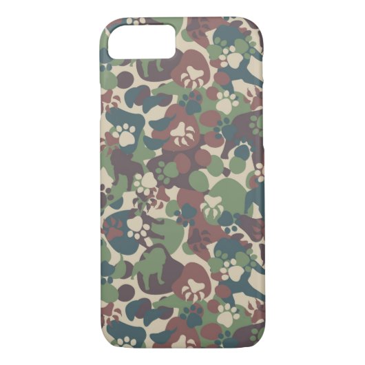 Dog Camouflage Pattern Case-Mate iPhone Case (Achterkant)