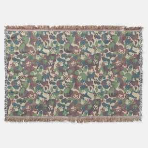 Dog Camouflage Pattern Deken
