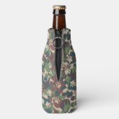 Dog Camouflage Pattern Flesjeskoeler (Fles Achterkant)