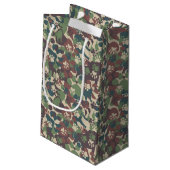 Dog Camouflage Pattern Klein Cadeauzakje (Achterkant Gekanteld)