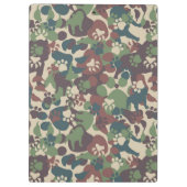 Dog Camouflage Pattern Klembord (Achterkant)