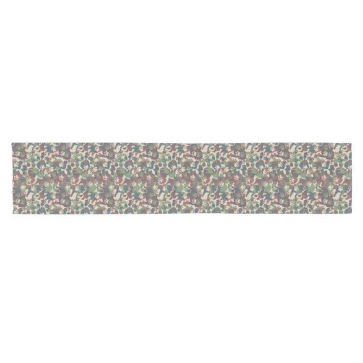 Dog Camouflage Pattern Korte Tafelloper (Horizontaal)
