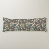 Dog Camouflage Pattern Lichaamskussen (Voorkant)
