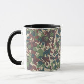 Dog Camouflage Pattern Mok (Links)