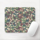 Dog Camouflage Pattern Muismat (Met muis)