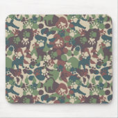 Dog Camouflage Pattern Muismat (Voorkant)