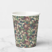 Dog Camouflage Pattern Papieren Bekers (Links)