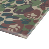 Dog Camouflage Pattern Snijplank (Hoek)