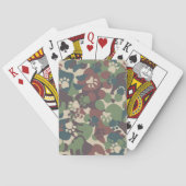 Dog Camouflage Pattern Speelkaarten (Achterkant)