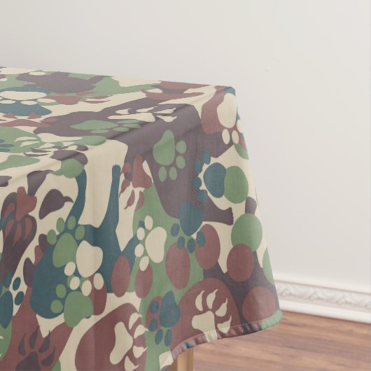 Dog Camouflage Pattern Tafelkleed (Voorbeeld)