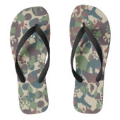 Dog Camouflage Pattern Teenslippers (Voetbed)
