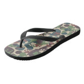 Dog Camouflage Pattern Teenslippers (Schuin)
