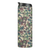 Dog Camouflage Pattern Thermosbeker (Geroteerd rechts)