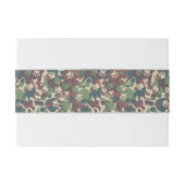 Dog Camouflage Pattern Uitnodigingen Wikkel (Achterkant Voorbeeld)