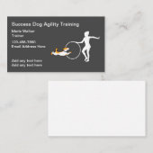 Dog Canine Agility Training Visitekaartje (Voorkant / Achterkant)