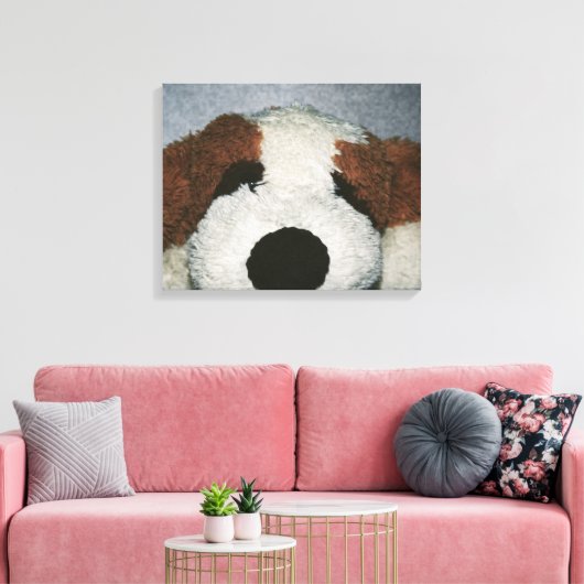 Dog Canvas Afdruk (Insitu (Woonkamer))
