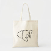 Dog Canvas tas (Voorkant)