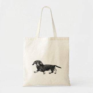 Dog Canvas tas - Dachshund