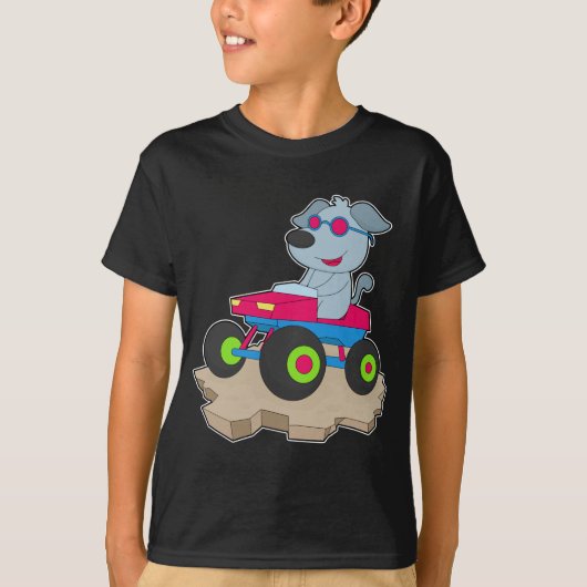 Dog Car T-shirt (Voorkant)