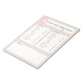 Dog Care Chart, Dog Chore List, Pet Care Chart Notitieblok (Schuin)