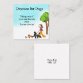 Dog Care Square Visitekaartje (Voorkant / Achterkant)