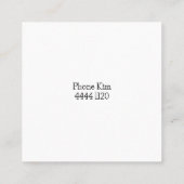 Dog Care Square Visitekaartje (Achterkant)