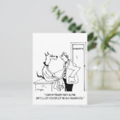 Dog Cartoon 9479 Briefkaart (Staand voorkant)