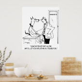 Dog Cartoon 9479 Poster (Keuken)