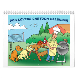 Dog Cartoon Agenda Kalender
