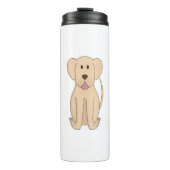 Dog Cartoon Amazing Labrador Retriever Thermosbeker (Voorkant)