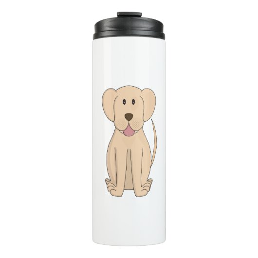 Dog Cartoon Amazing Labrador Retriever Thermosbeker (Voorkant)