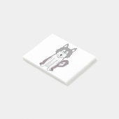 Dog Cartoon Amazing Siberian Husky Post-it® Notes (Schuin)