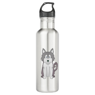 Dog Cartoon Amazing Siberian Husky Waterfles