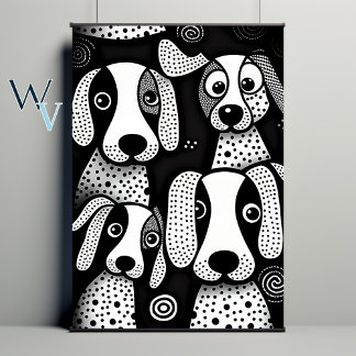 Dog Cartoon Poster