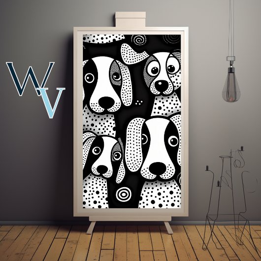 Dog Cartoon Poster