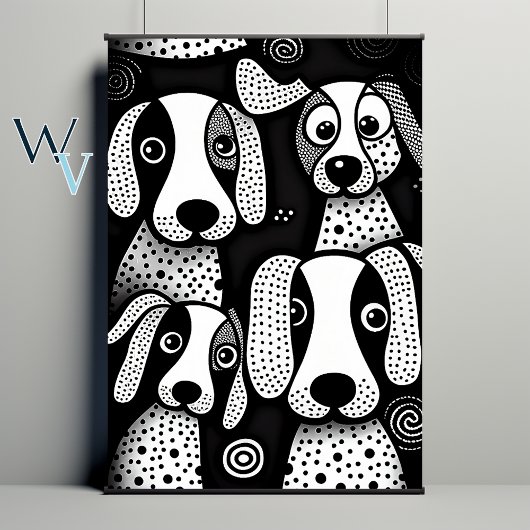 Dog Cartoon Poster