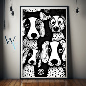 Dog Cartoon Poster