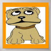 Dog Cartoon Print (Voorkant)