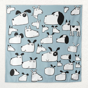 Dog Cartoon Wandkleed