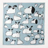 Dog Cartoon Wandkleed