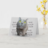 Dog Cat Bird Fab Amazonefoto Kaart (Gele Bloem)