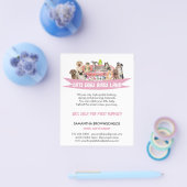 Dog Cat Bird Hotel Sofa Huisdier Zitten Diensten Flyer (Enkel)