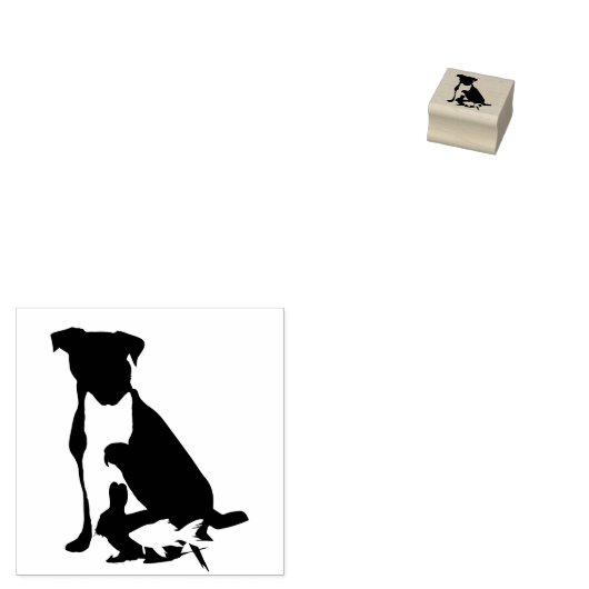 Dog Cat Bird Rabbit Pet Veterinarian Rubberstempel (Gestempeld)