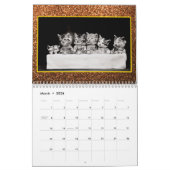  Dog Cat Foto Glitter Cute 12 maanden Kalender (Mar 2026)